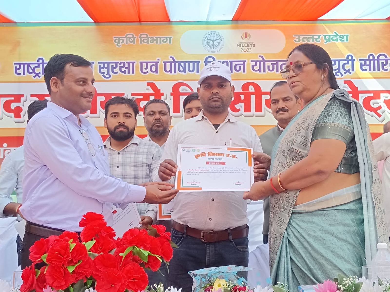 मिलेट्स महोत्सव में प्रगतिशील कृषक सम्मानित, श्रीअन्न को बढ़ावा देने पर जोर