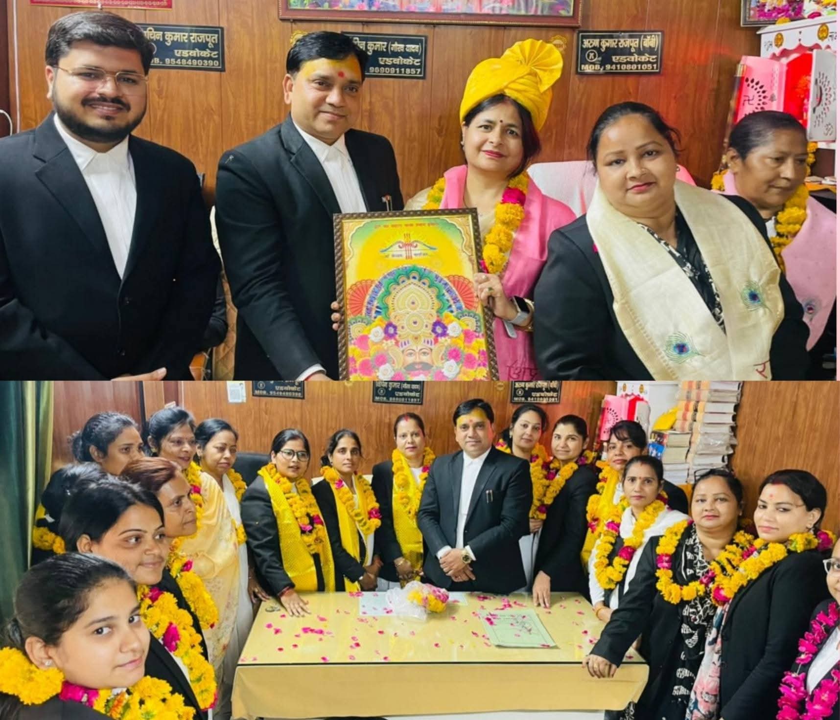 स्वागत व सम्मान… *इटावा कचहरी में महिला अधिवक्ताओं का हुआ स्वागत व सम्मान*