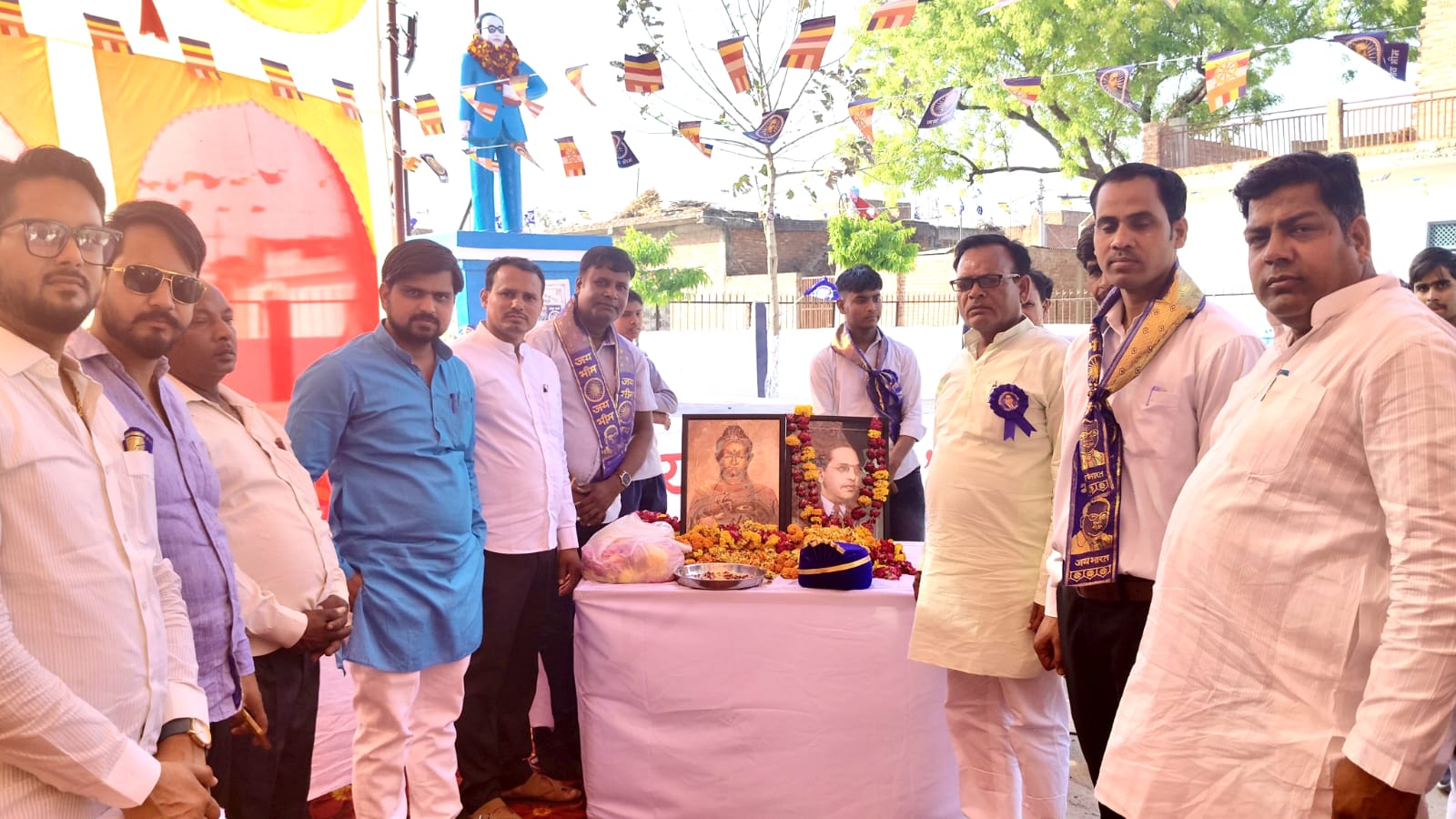 जसवंतनगर में धूमधाम से मनाई गई डॉ. भीमराव अंबेडकर जयंती