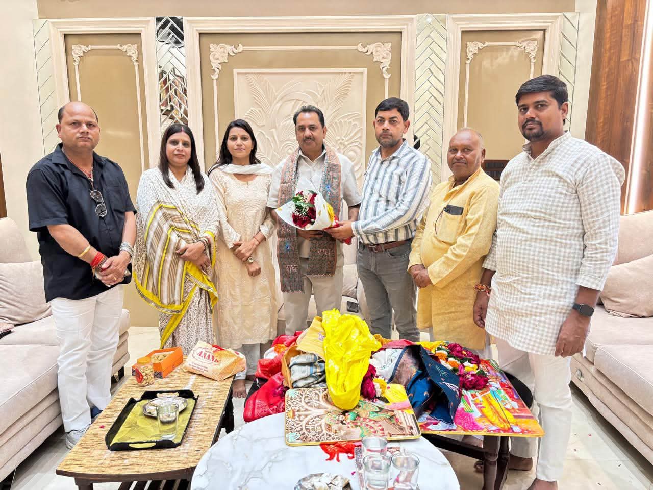 भाजपा का क्षेत्रीय मंत्री बनने पर प्रशांत राव चौबे का हुआ जोशीला स्वागत