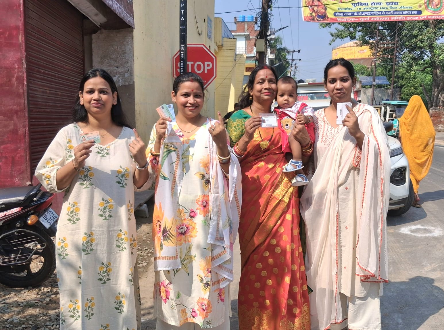 प्रिया वर्मा एड. ने दिया मतदान का संदेश, दुबई से आकर डाला वोट